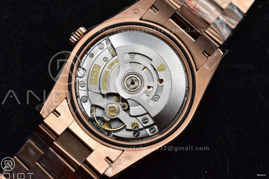 Silver RG vr3255 QF Diamond 904L with Weight) Square on (Gain Bracelet 36 Best Edition DayDate Dial V5 President Steel 0510
